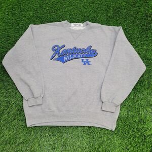 Vintage UK Kentucky Wildcats Sweatshirt Large 23x24 Crop USA